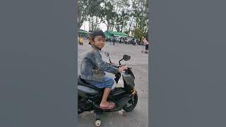 eldandi lagi naik motor Nmax bocil😁😀👍