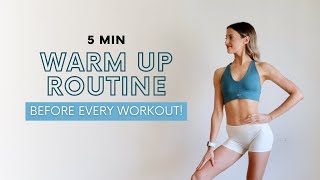 2022 HOME WORKOUT WARM UP ROUTINE | Do this before every workout!