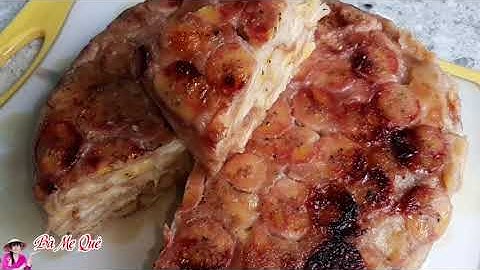 Cách Làm Bánh Chuối Nướng Bằng Nồi Cơm Điện Cực Dễ - Bánh Kem Xôi