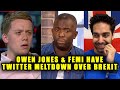 Twitter MELTDOWN Of Owen Jones And Femi Oluwole Over Brexit