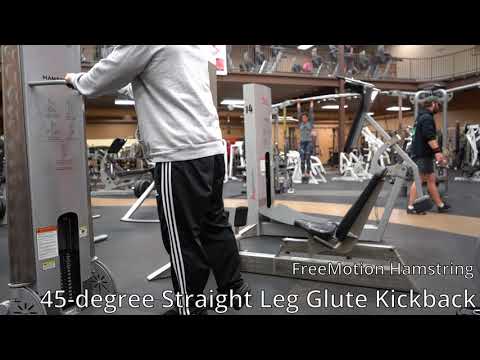 FreeMotion 45-degree Straight Leg Glute Kickback