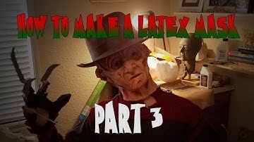 Making a Latex Mask Part 3:  Casting and painting