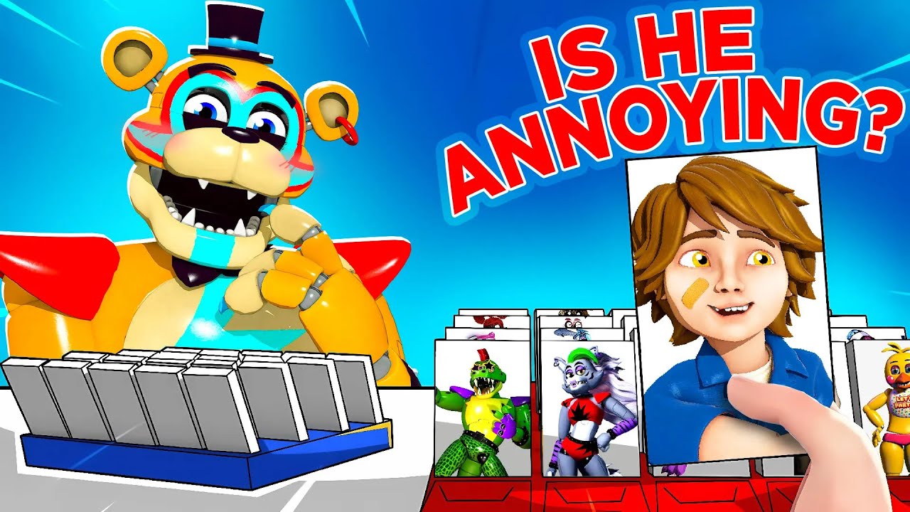FNAF Угадай, кто с Глэмроком Фредди