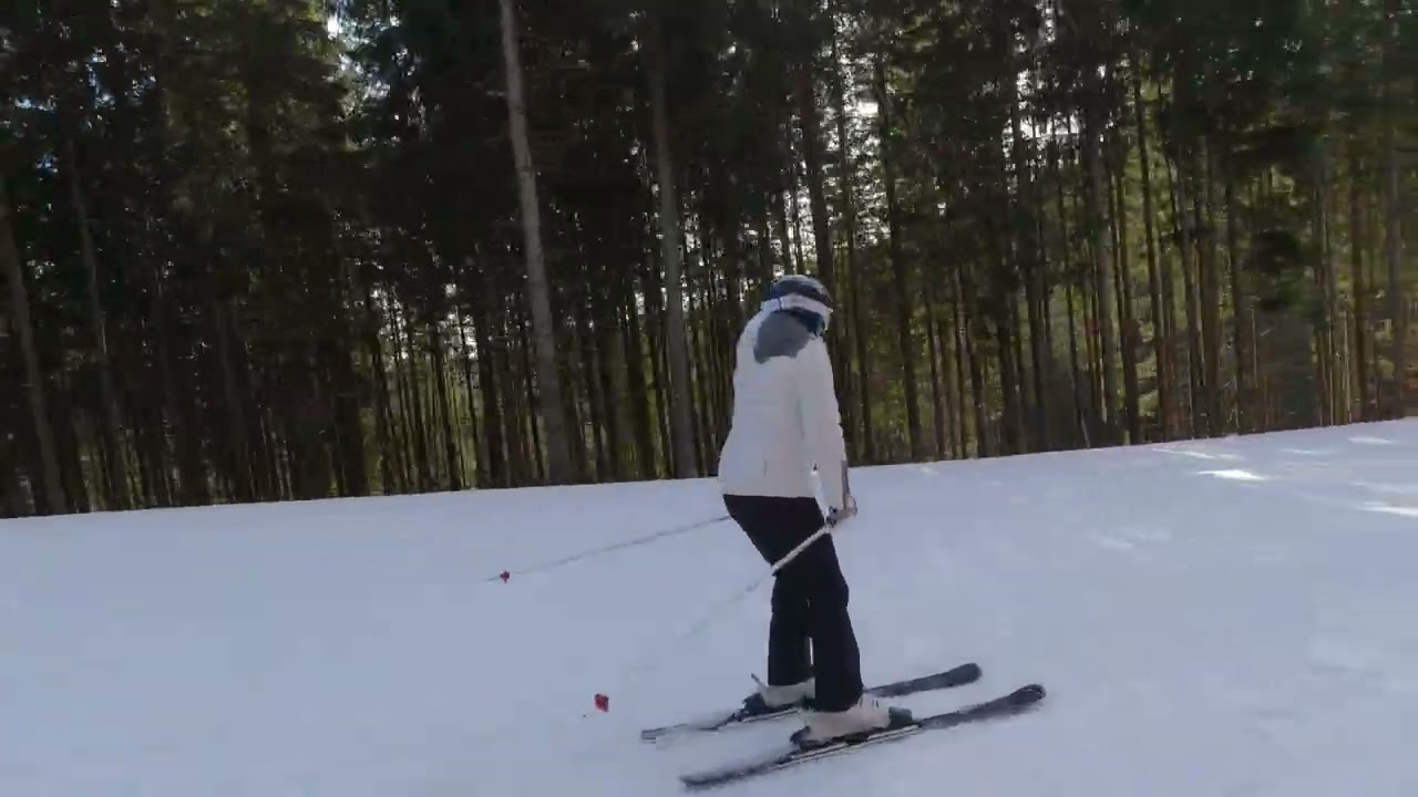 Буковель 2024. Раскатываю Инну по 5К трассе