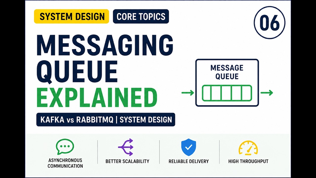 Messaging Queue Explained | Kafka vs RabbitMQ | System Design - YouTube