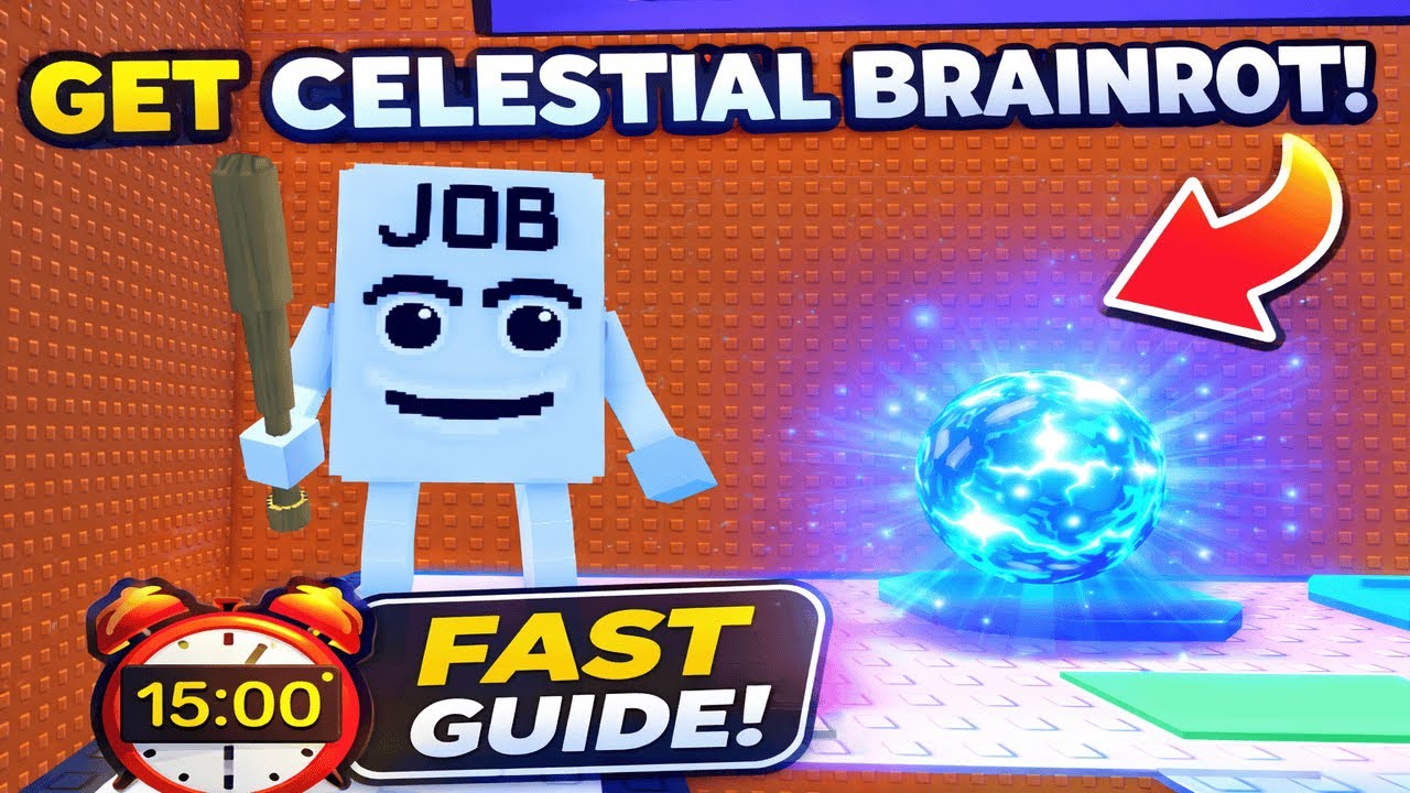 How To Get Celestial Brainrot FAST in Escape Tsunami For Brainrots ...
