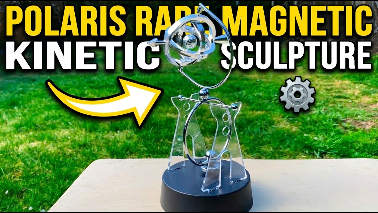 Polaris Rare Electromagnetic Kinetic Sculpture 😵 Gadgetify - YouTube