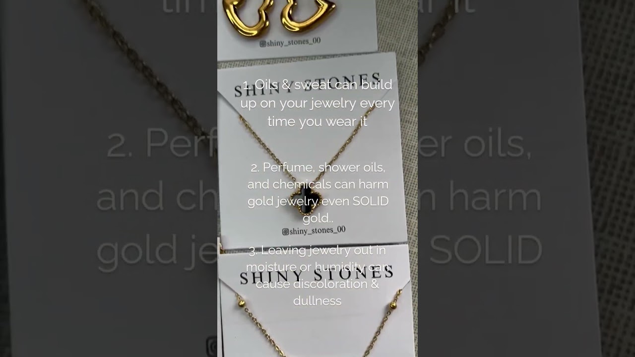 gold jewelry from shiny stones🤍Dm for order🎊