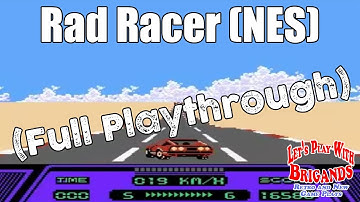 Rad Racer NES (Full Playthrough)