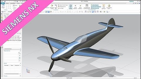 WW-109 Fighterplane Part 1 - Siemens NX 12 Training - Surfaces