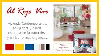 Cómo DECORAR con el COLOR ROJO | Propuesta de Decoración de Casa Moderna Inspirada en la Naturaleza by Meidelyn Gómez 68 views 2 years ago 8 minutes, 27 seconds