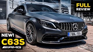 2020 MERCEDES AMG C63 S Coupé NEW FACELIFT V8 FULL Review BRUTAL Sound Exhaust Interior