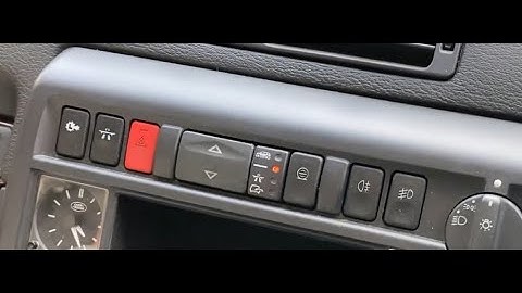 How to Operate Range Rover P38 (1994-2001) Electronic Air Suspension (EAS)