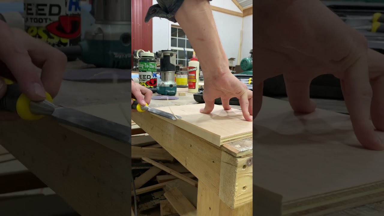 Quick and easy way to trim edge banding!