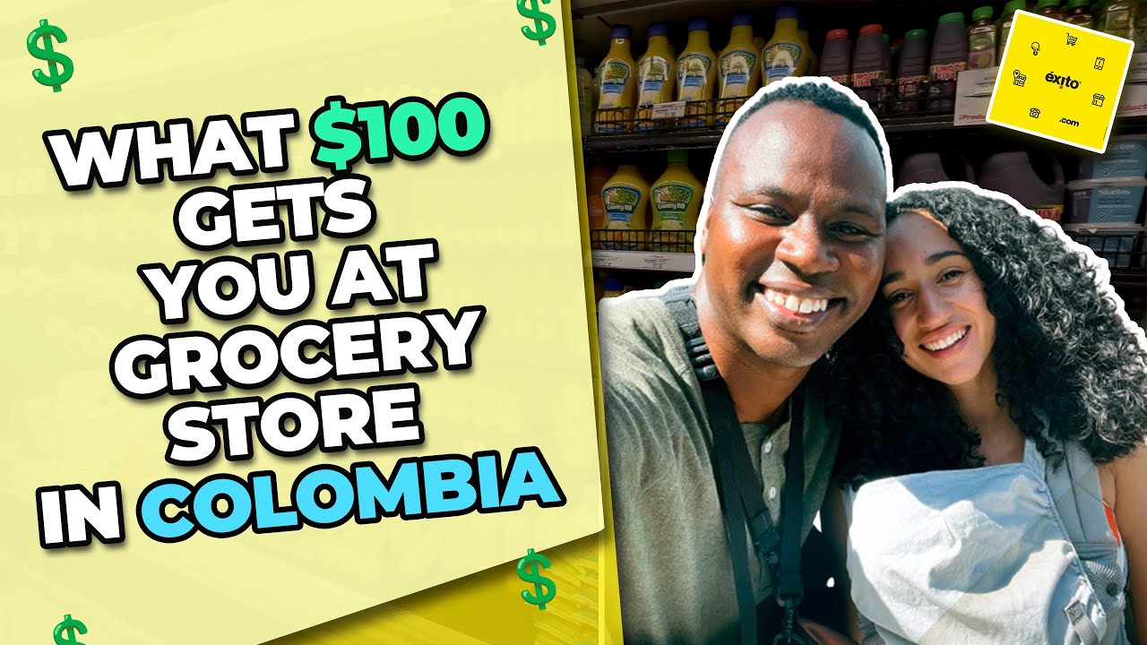 What $100 Dollars can get a (Family of 7) in Medellin Colombia at the Grocery Store? UNBELIEVABLE!