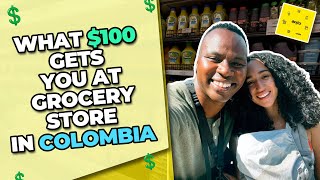 What $100 Dollars can get a (Family of 7) in Medellin Colombia at the Grocery Store? UNBELIEVABLE!