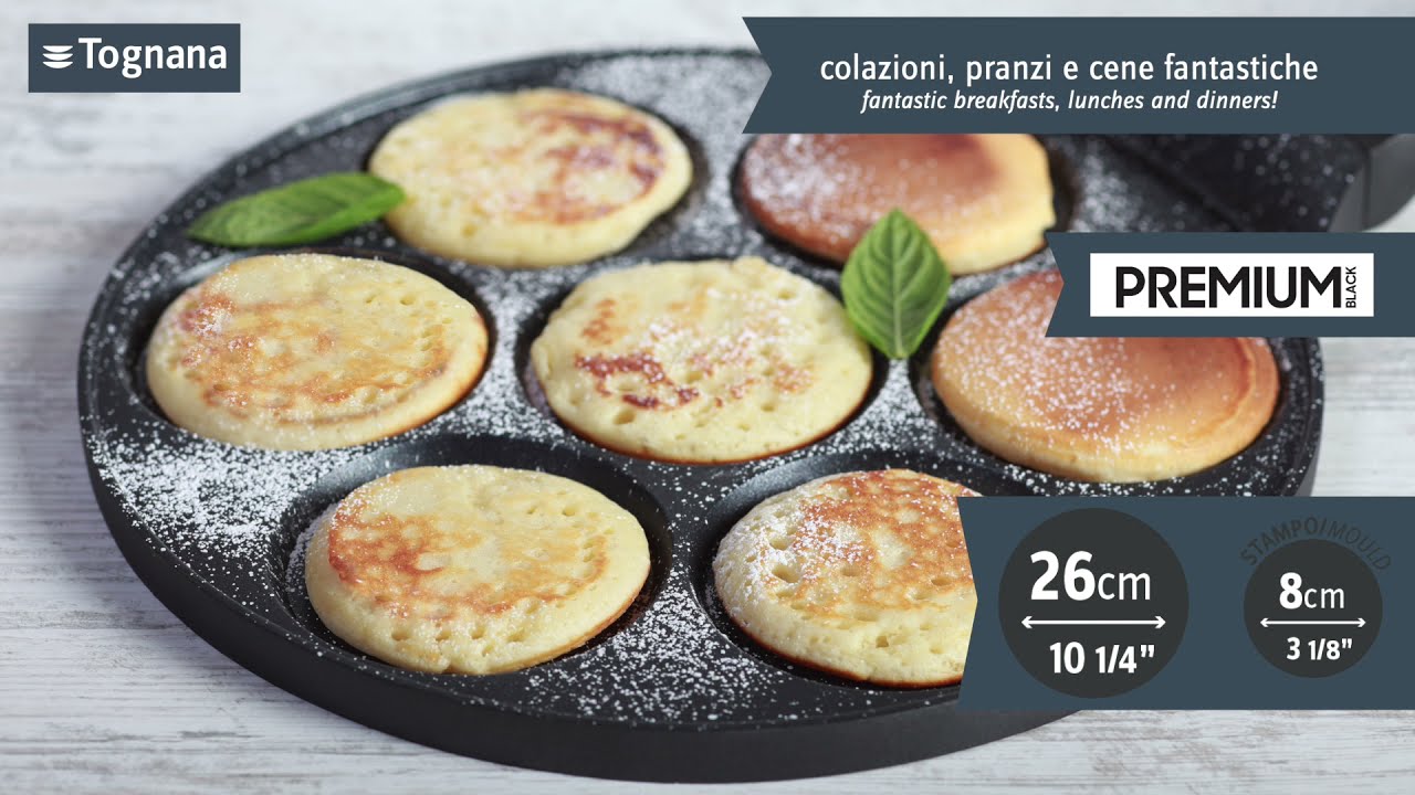 Piastra per pancakes Premium Black by Tognana 