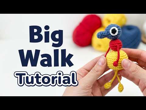 The viral amigurumi you've been waiting for! Let's crochet the character from BIG WALK.