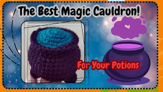 Crochet Sorcerer's Cauldron for potions | Tutorial 🍄🍵🍁🌿 screenshot 5