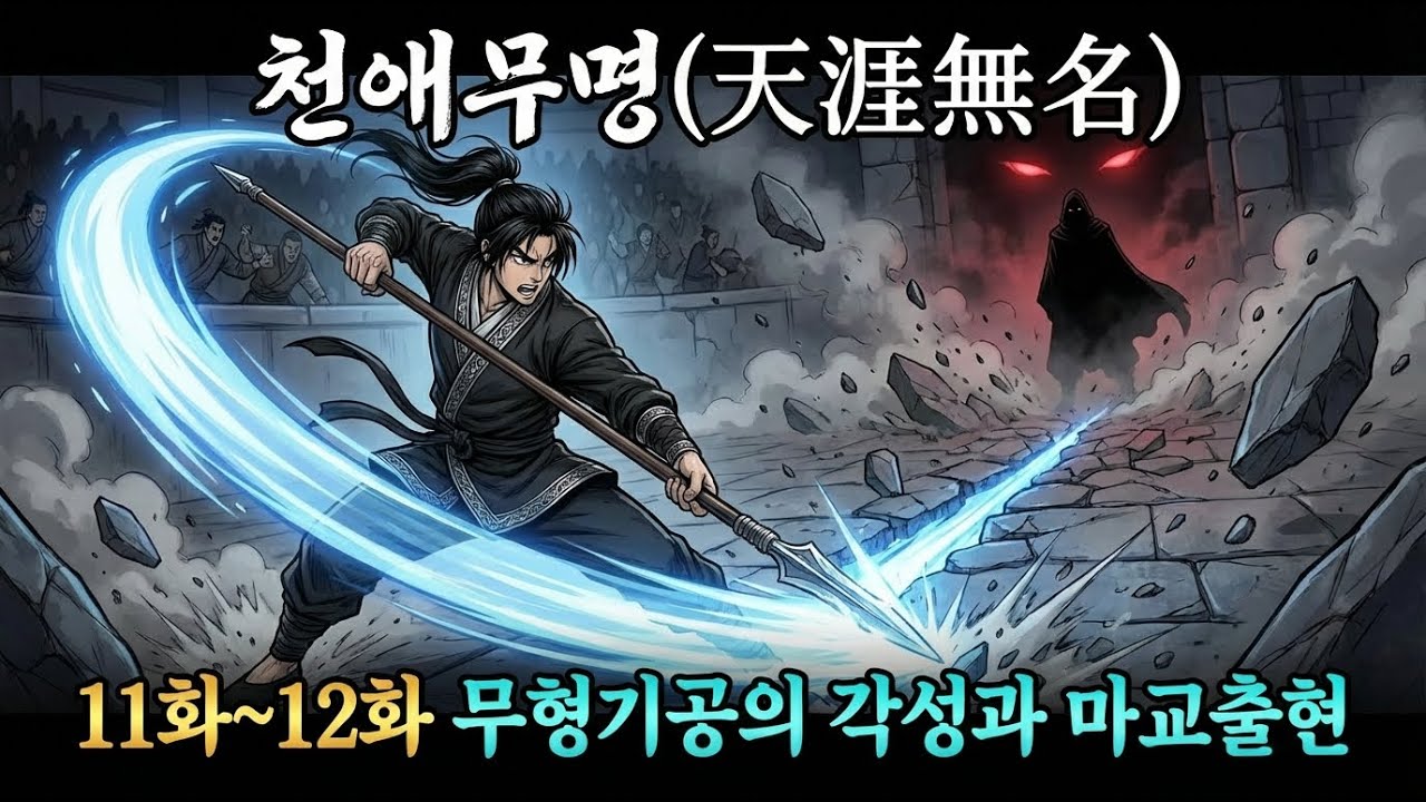 천애무명 (天涯無名) 11-12화 - 무형기공의 각성과 마교 | 무협 | 오디오북 | 무협소설 | 창작소설