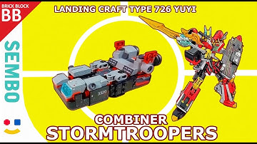 Sembo Block 208030 : STORMTROOPERS ⚡️ How to make a Robot LEGO Combiner Transformers build tutorial