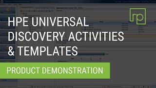 Simplify your discovery approach with HP Universal Discovery