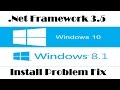 Microsoft .Net Framework 3.5 Install Error Fix - How To Install Microsof...