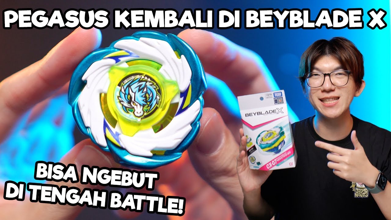 BEYBLADE INI BISA NGEBUT DI TENGAH BATTLE!! - Unboxing CX-07 PegagusBlast ATr