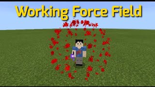 Working Force Field in Minecraft (Bedrock Commands)