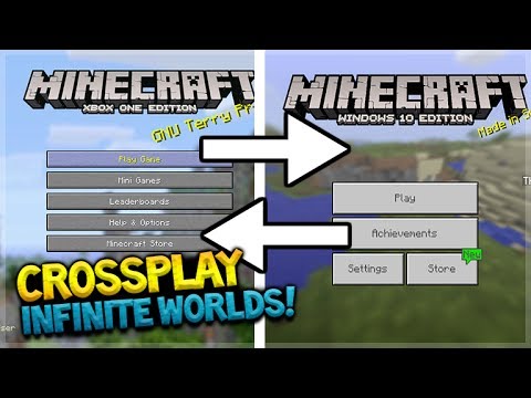 play minecraft xbox and pc