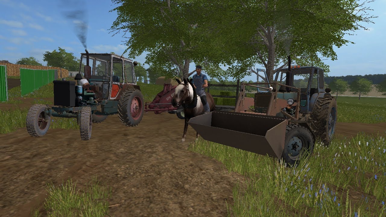 [РП] ПОМОГЛИ БАБУШКЕ НАКОСИТЬ ТРАВЫ ДЛЯ КОРОВ - YouTube