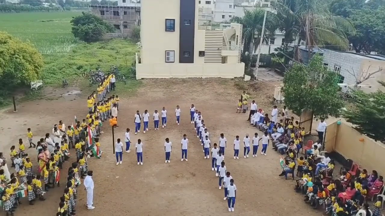 MAHAN KIDS SCHOOL GANGAVATHI 78th  INDEPENDENCE CELEBRATION