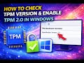 How To Check TPM Version In Windows (enable TPM 2.0) In 2026 SUPER EASY
