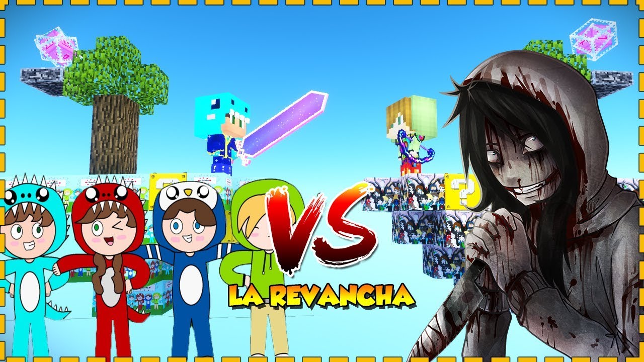 ISLA de AMIWITOS VS ISLA de CREEPYPASTAS 🌴 MINECRAFT