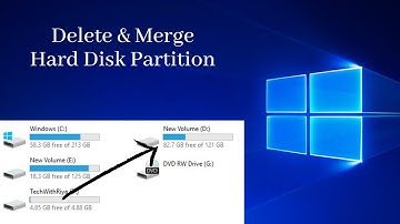 How To Delete & Merge Hard Drive Partition In Windows 10