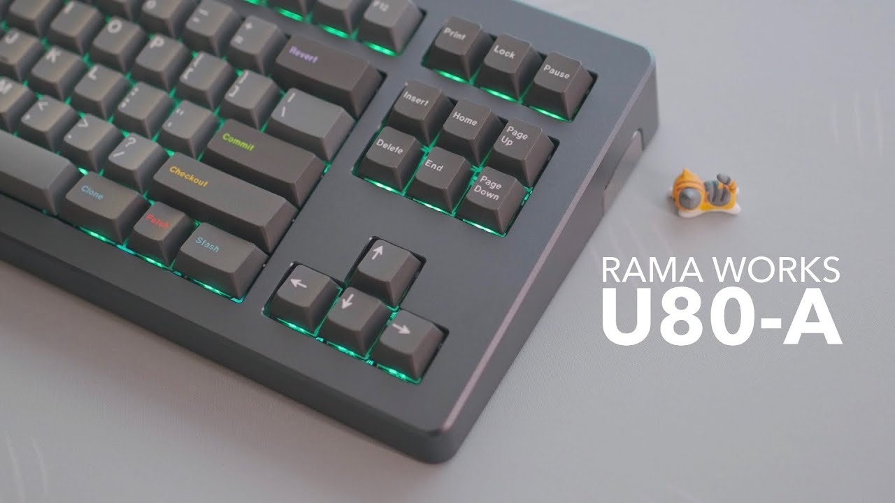 Rama Works U80-A SEQ1 Build | Holy Panda + GMK Oblivion Typing