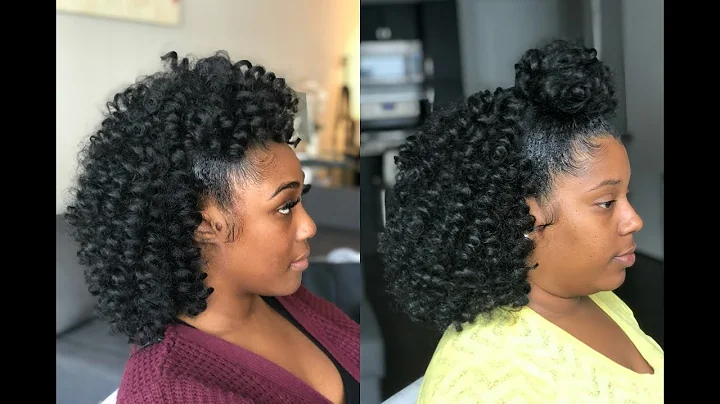 Get Perfect Half Up Half Down Hairstyle with Jamaican Bounce