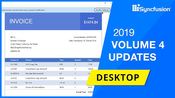 Syncfusion Desktop Updates—2019 Volume 4