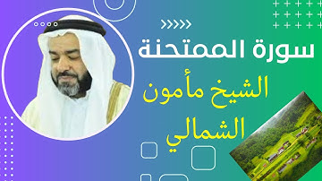سورة الممتحنة للشيخ مأمون الشمالي مع طبيعة من بريطانيا