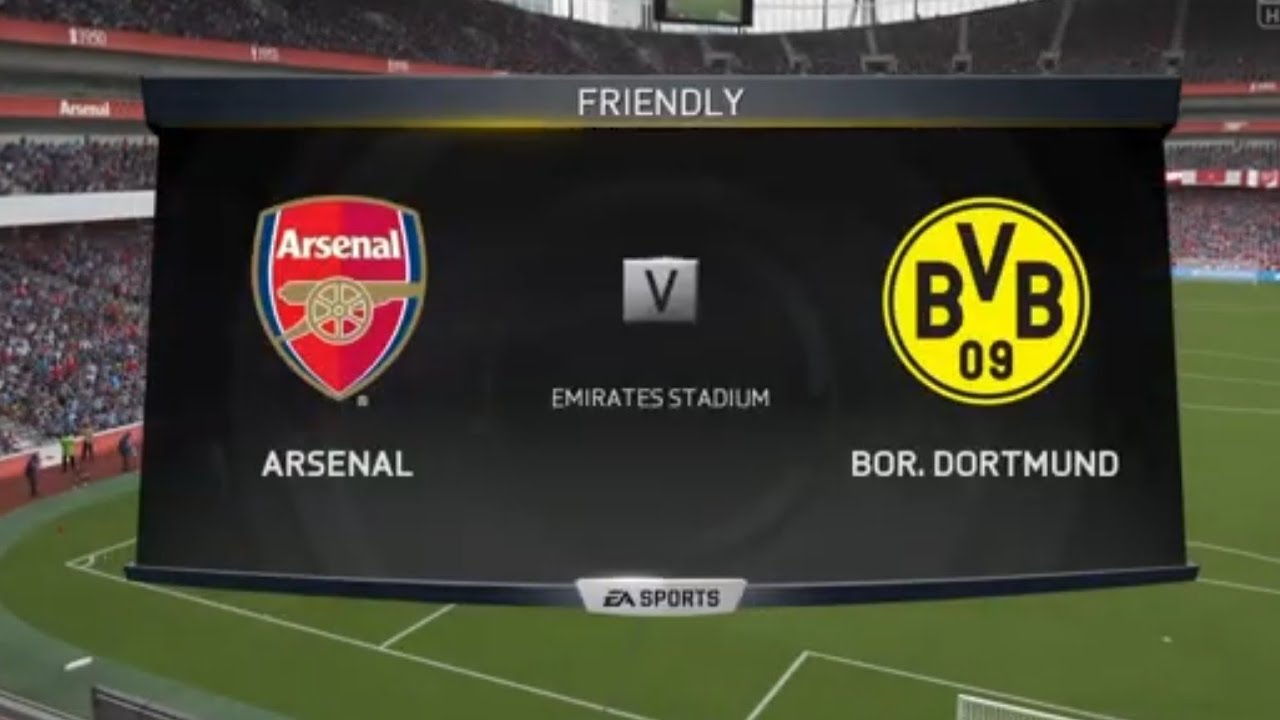 Arsenal vs Borussia Dortmund | BVB | FIFA 15 PS4 Gameplay - YouTube