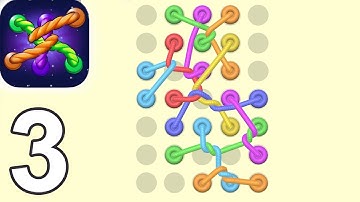 Tangled Line 3D Gameplay Walkthrough Part 2 Level 41 - 50 (iOS Android)