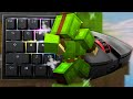 Keyboard  mouse sounds asmr  hypixel bedwars