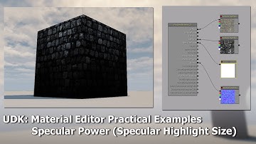 UDK: Material Practical Examples - Specular Highlight Size (Specular Power)