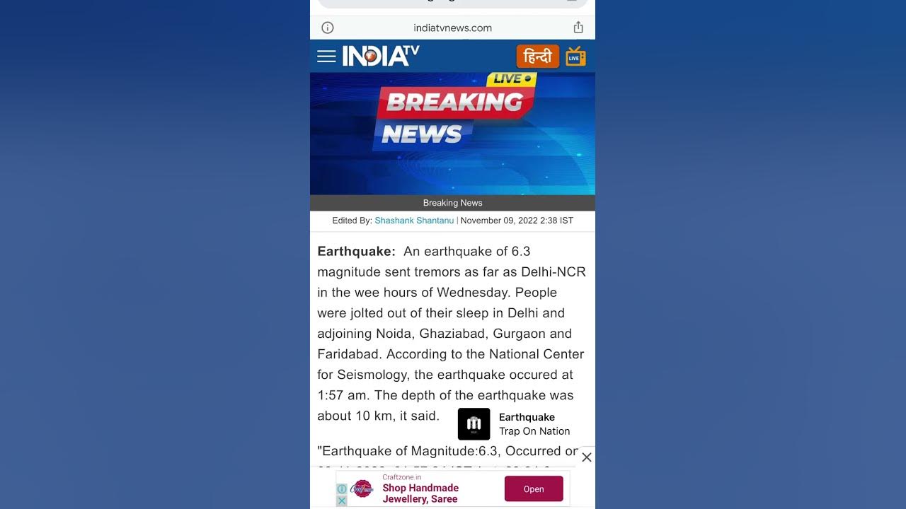 Earthquake Today In Delhi Ghaziabad Noida And Nepal shorts earthquake earthquake-today-in-delhi-ghaziabad-noida-and-nepal-shorts-earthquake