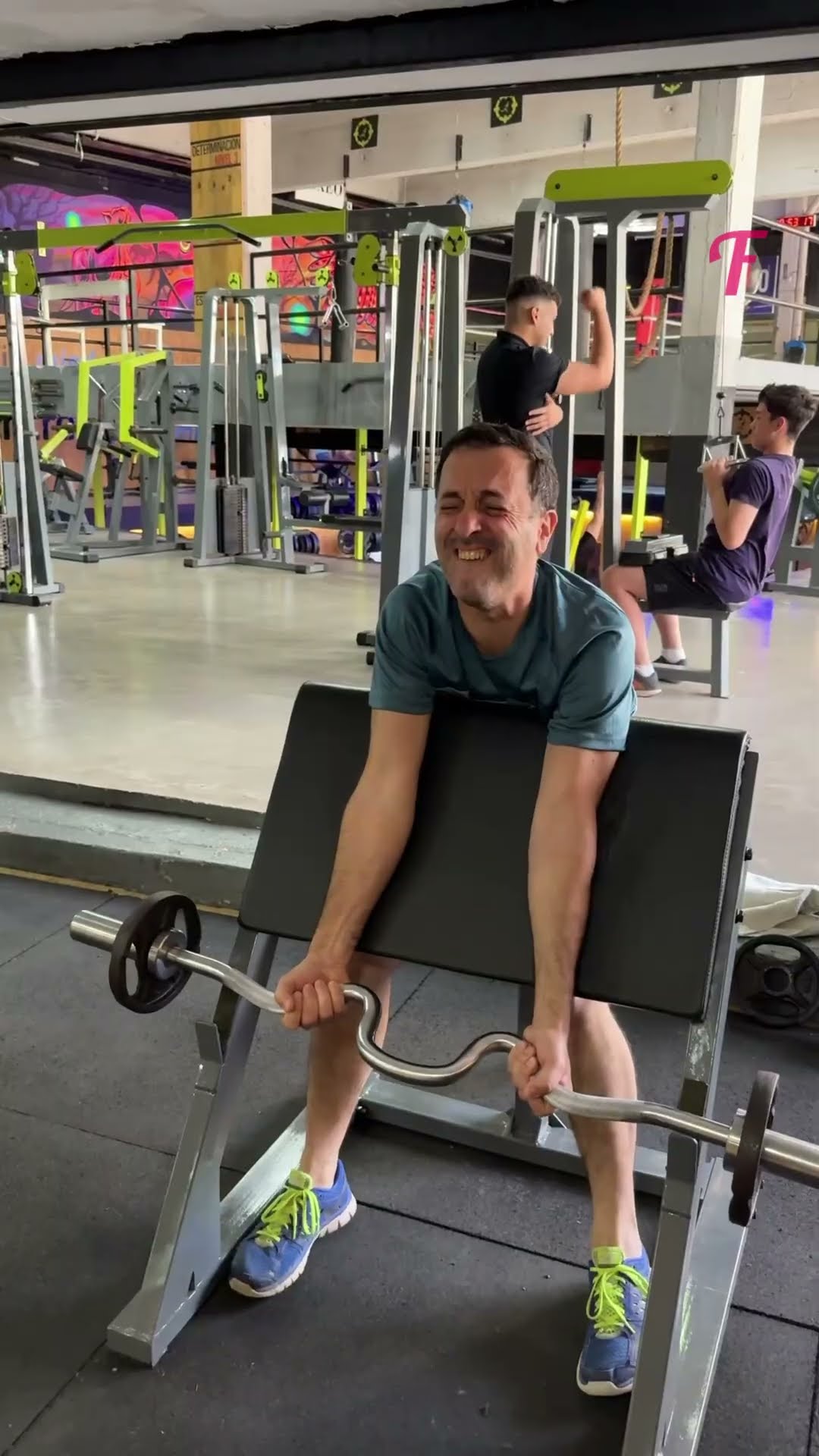 When Impressing a Girl at the Gym Goes Hilariously Wrong #shorts