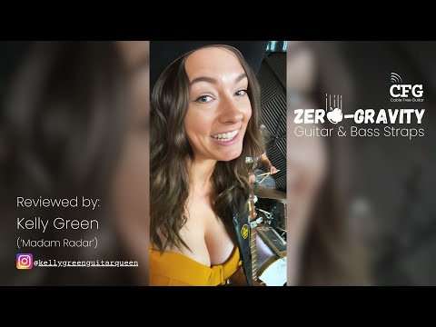 Zero-Gravity Guitar & Bass Strap Review by Kelly Green | CFG - Cable Free Guitar #cfg #zerogravity