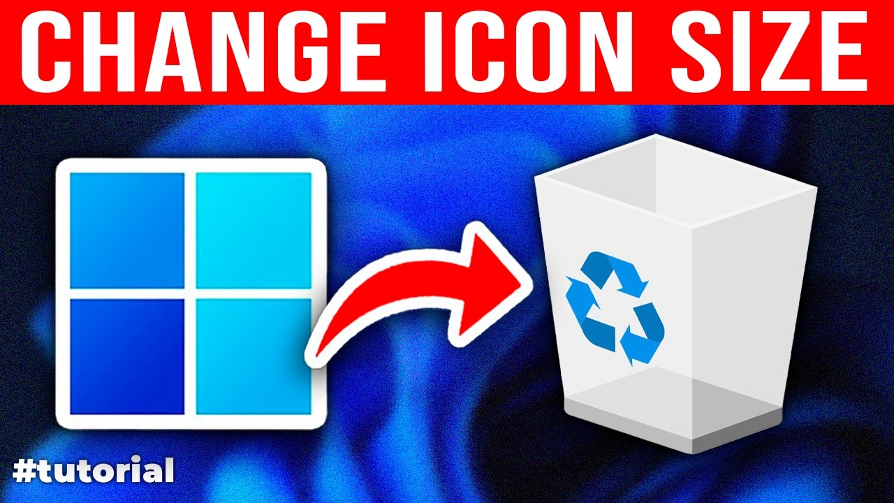 Update Icon Size How to Change Icon Size on Desktop in Windows 11 (2026) - YouTube