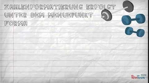 Excel Aufgabe - Zahlenformate