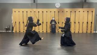 GKA Kendo Practice 20240515 Chen Sensei Vs Azurin Sensei