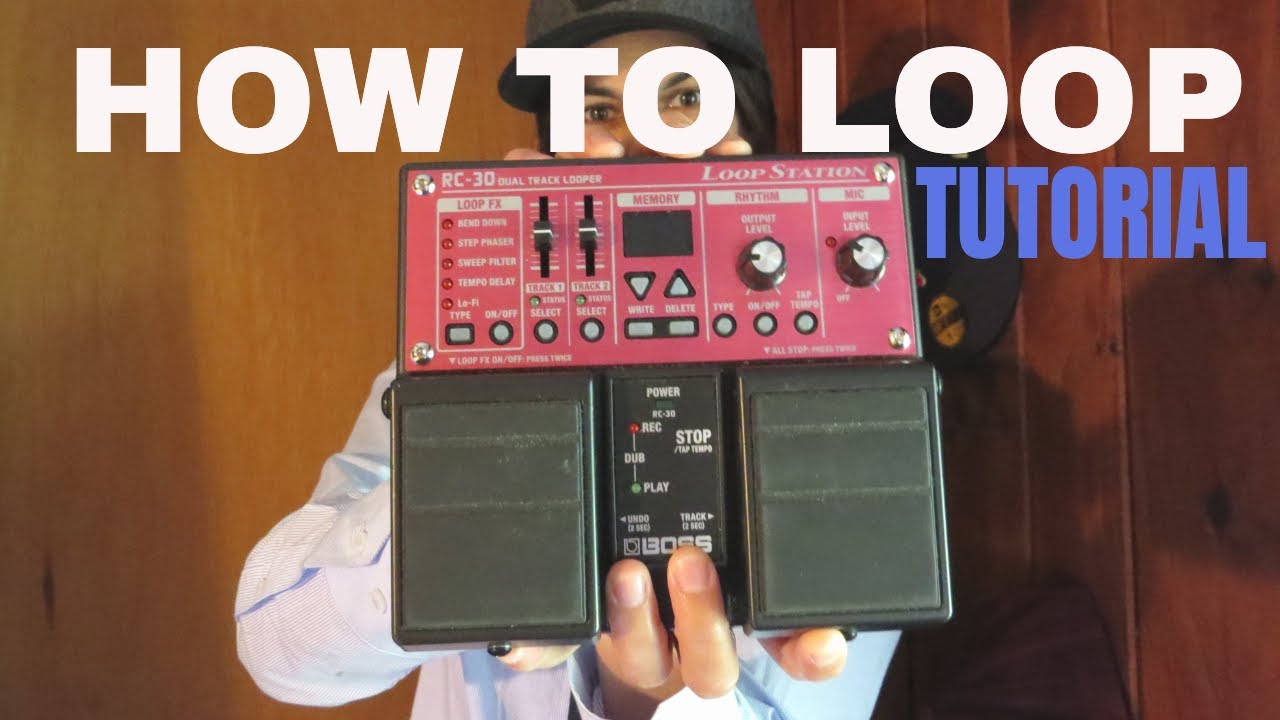 Boss RC30 loop station Demo - How to loop series - YouTube
